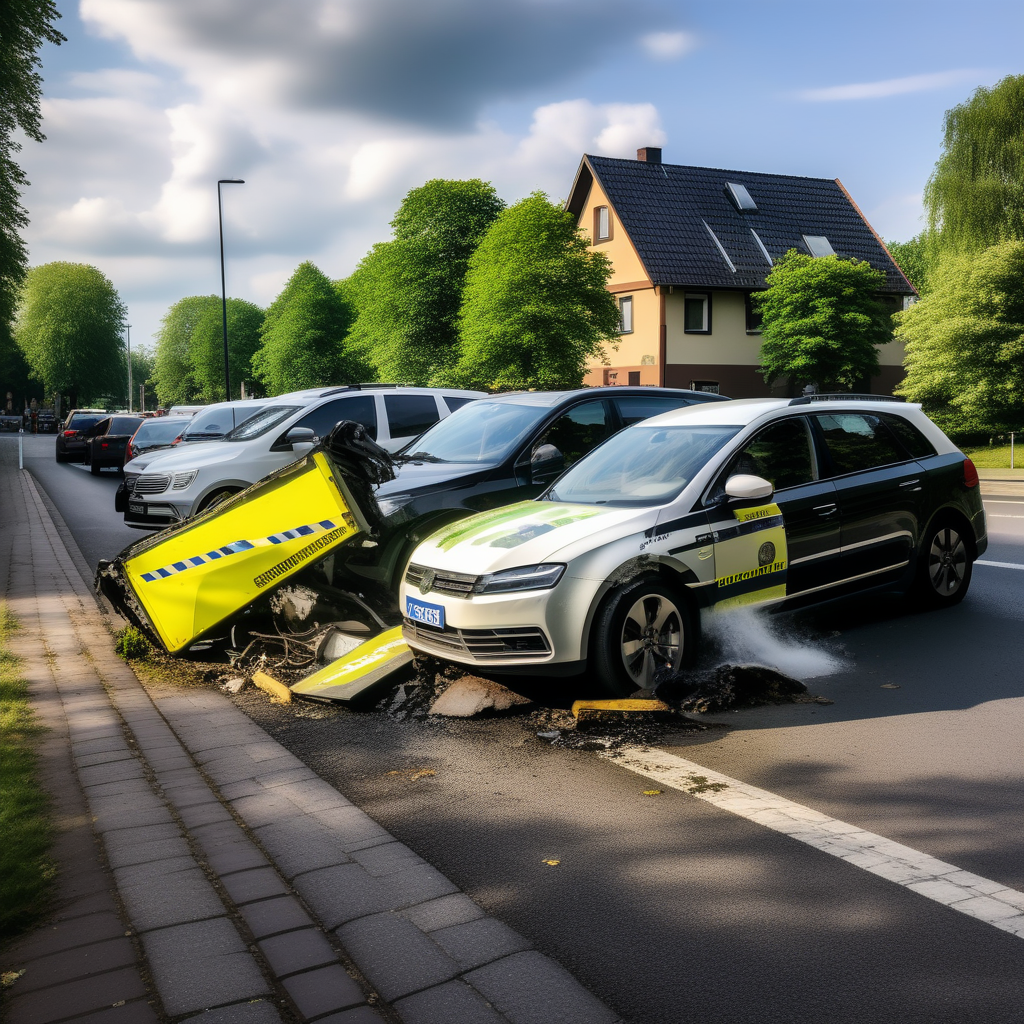 Ver­kehrs­un­fall in Soest mit Flucht — Poli­zei Soest sucht Fahrzeug